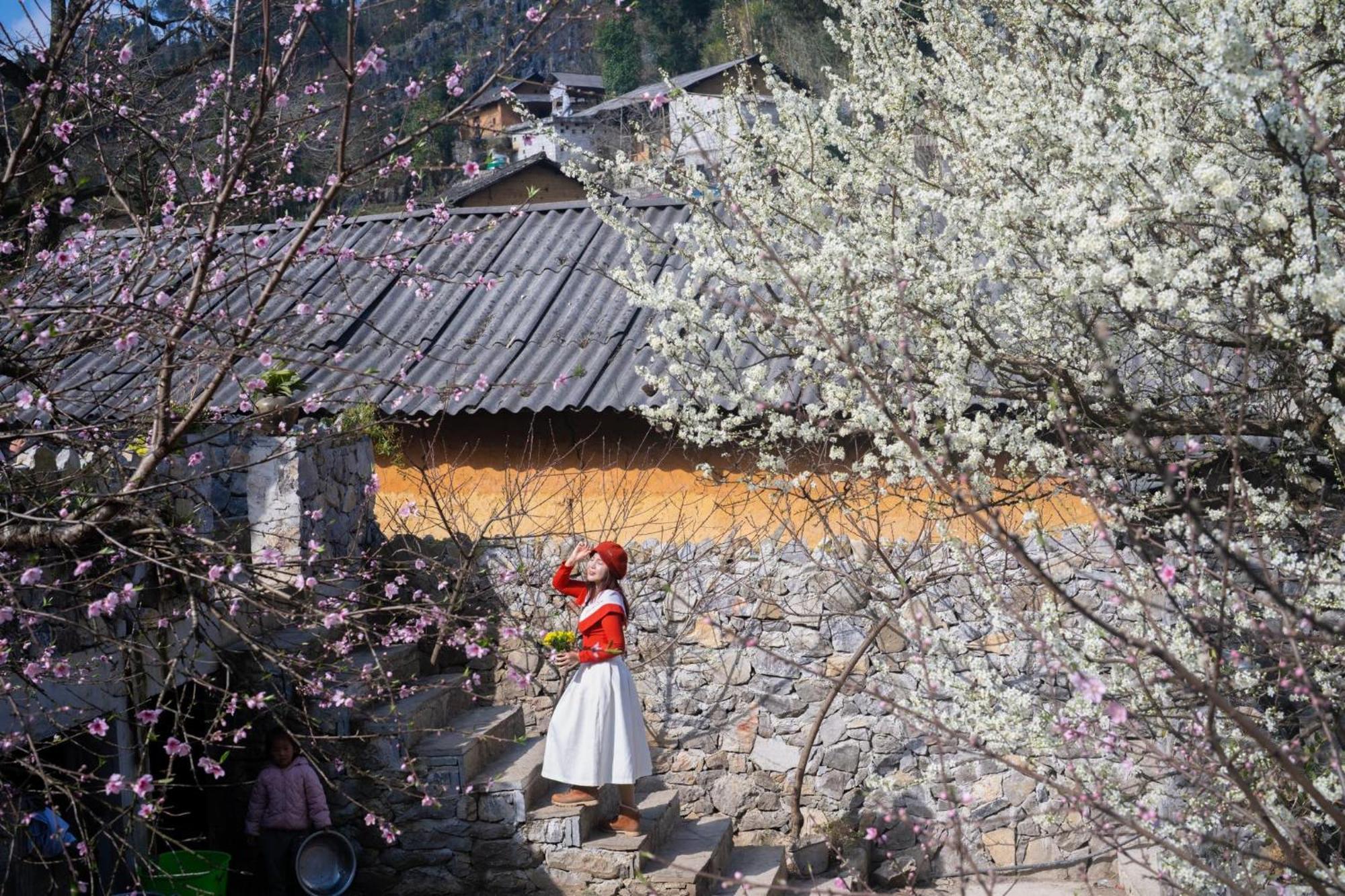 Nha Co Lao Xa Homestay Hmong & Bungalow Air Conditioner Донґван Екстер'єр фото